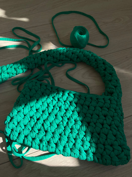 Malas bag in Emerald Green