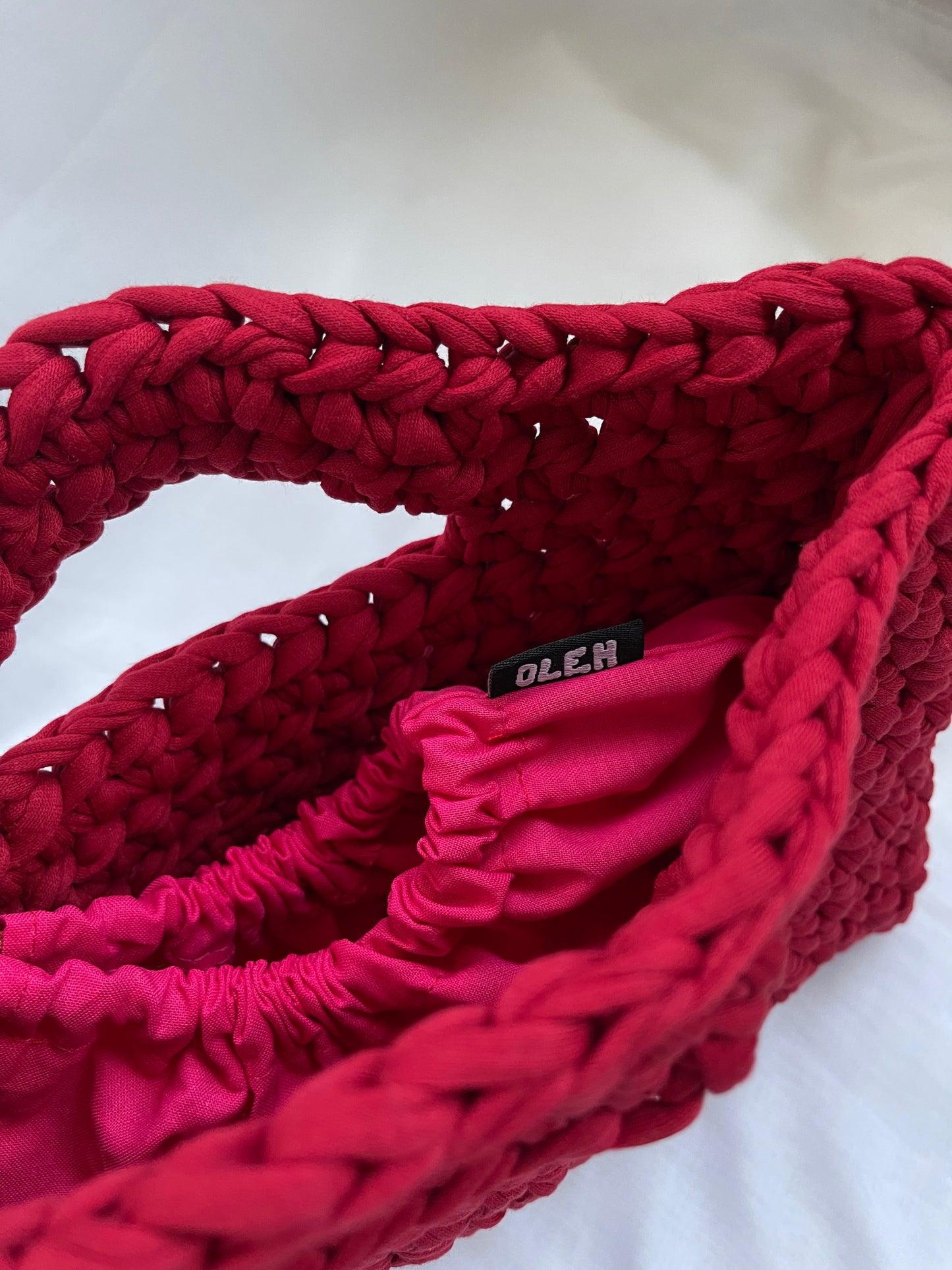 Barley bag in Cherry Red