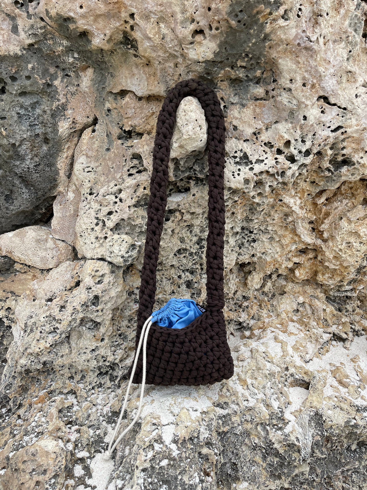 Malas bag in Dark Brown